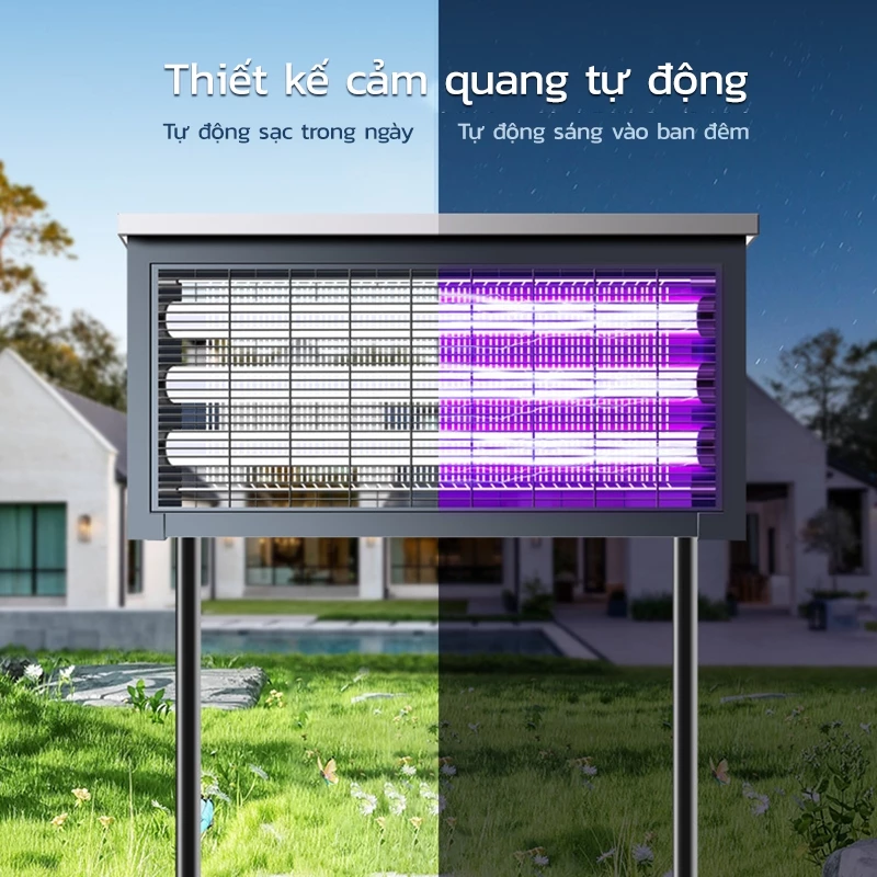 Đèn diệt muỗi năng lượng mặt trời