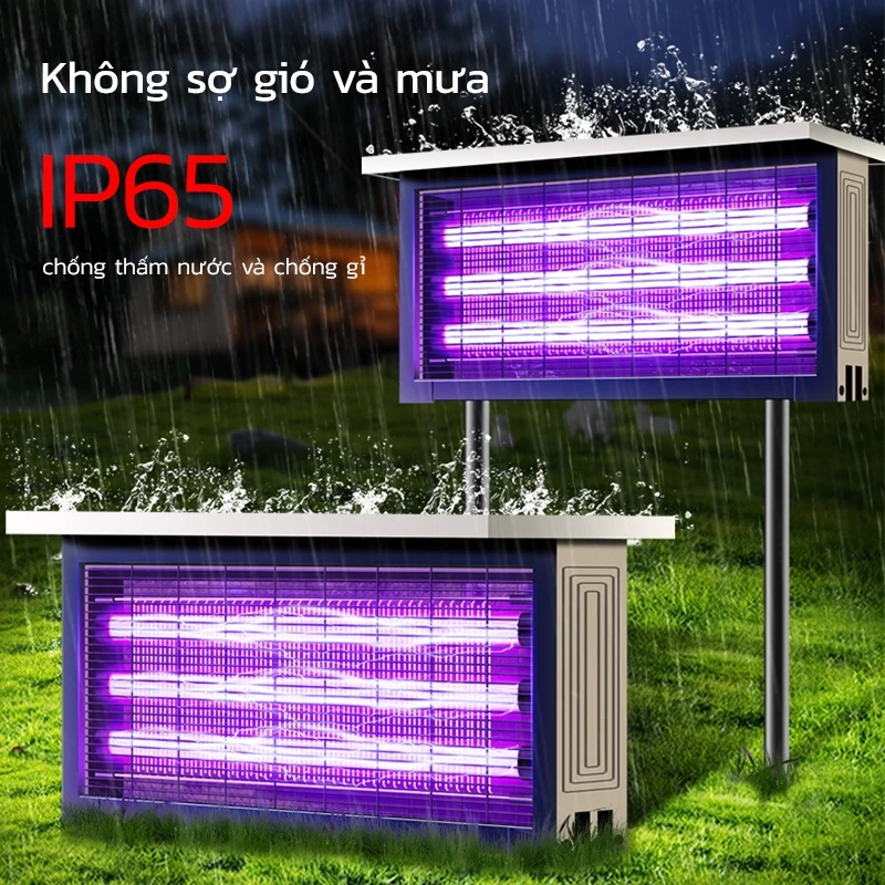 Đèn diệt muỗi năng lượng mặt trời
