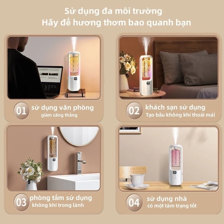 "Máy khuếch tán tinh dầu tỏa hương thơm tròn-1 &qu