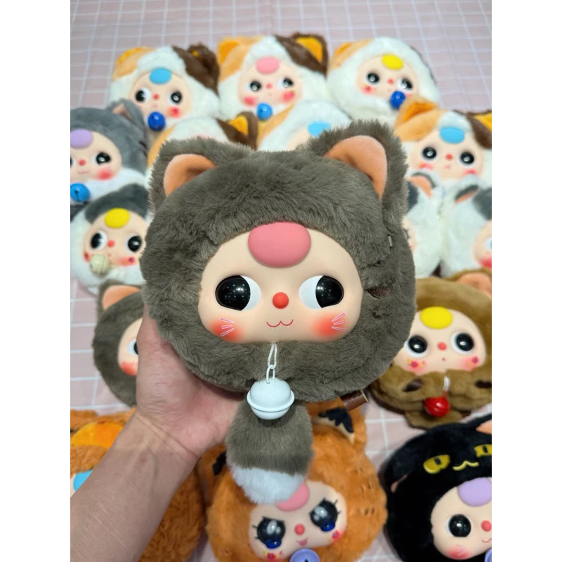  Thú bông Baby Three Lucky Cat 