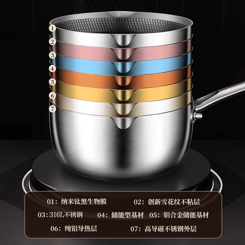 Chảo tuyết nguyên khối chống dính 26cm + xửng hấp
