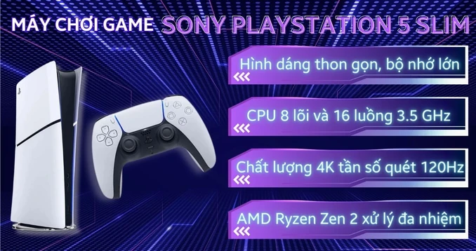Máy chơi game PlayStation 5 Slim