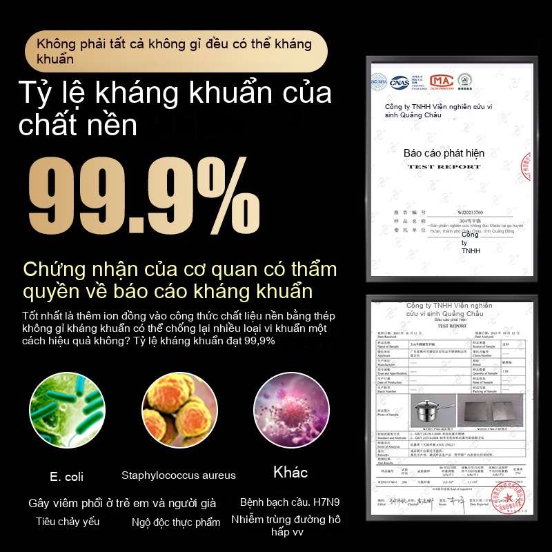 Chảo tuyết nguyên khối chống dính 22cm