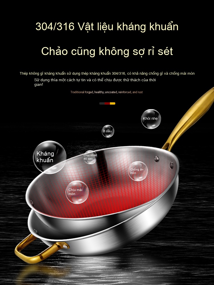 Chảo rán đa năng 30cm Không nắp