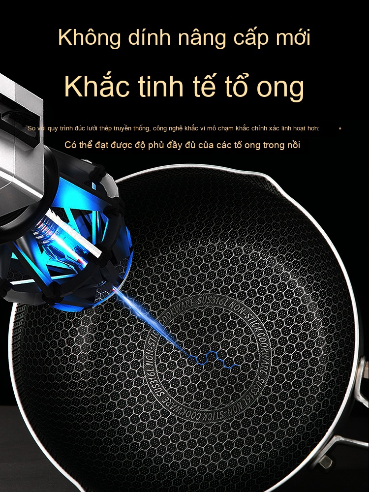 Chảo tuyết nguyên khối chống dính 24cm