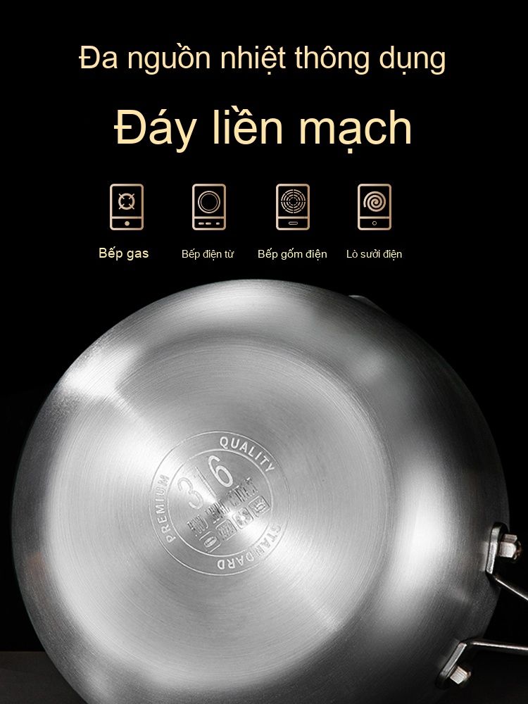 Chảo tuyết nguyên khối chống dính 24cm