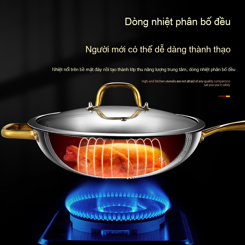 Chảo xào inox 304 30cm