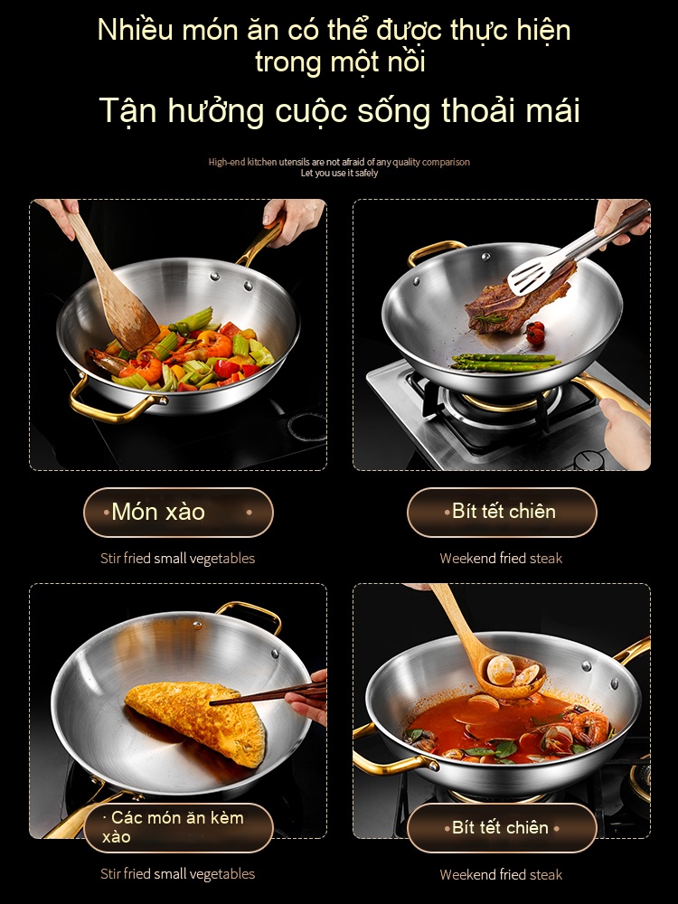 Chảo rán đa năng 30cm Không nắp