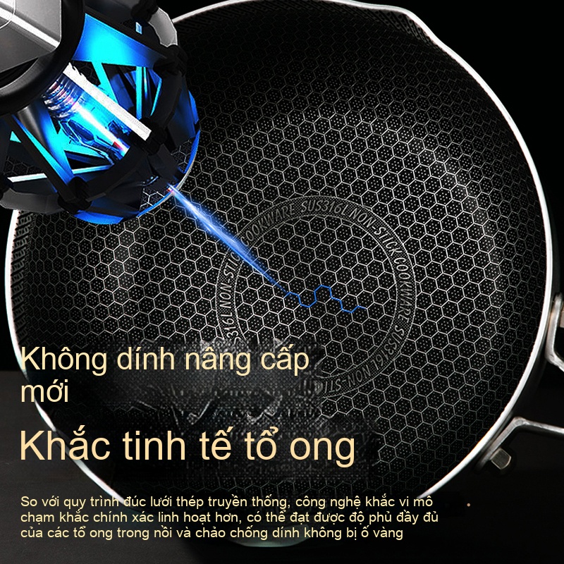 Chảo tuyết nguyên khối chống dính 22cm