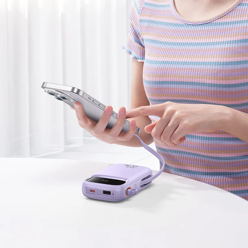 Sạc dự phòng Qpow2 BASEUS 20000mAh PD 22.5w hai cổng tiện dụng ch