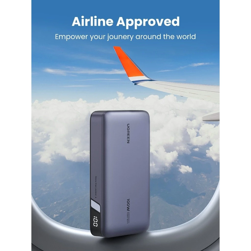 Pin sạc dự phòng 100W 20000mAh UGREEN Nexode  PB720 USB-C PD/QC 3.0 PPS | 2C1A cho điện thoại, lapto