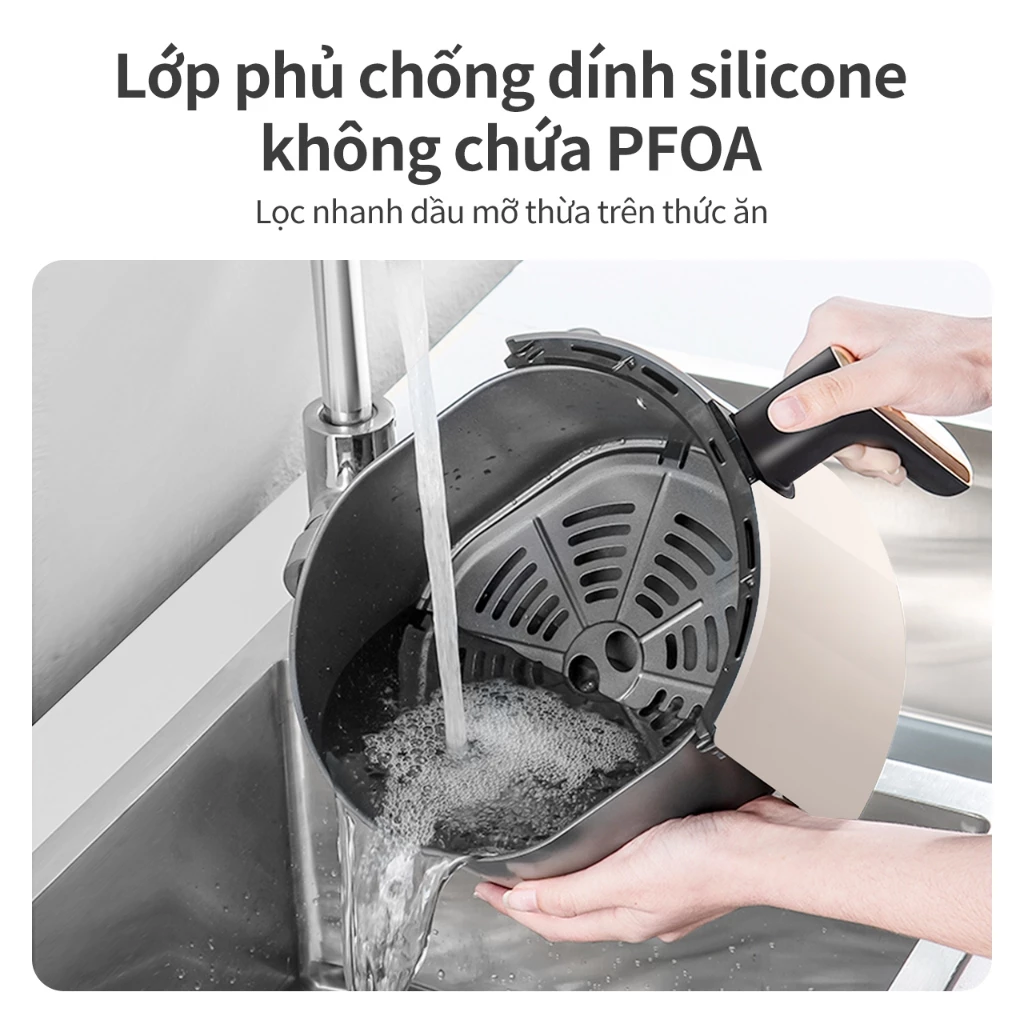 SimplusVN Nồi Chiên Không Dầu Simplus Dung Tích 4L  KQZG007