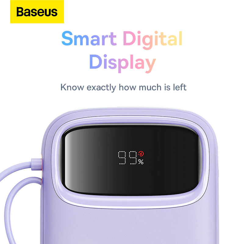 Sạc dự phòng Qpow2 BASEUS 20000mAh PD 22.5w hai cổng tiện dụng ch