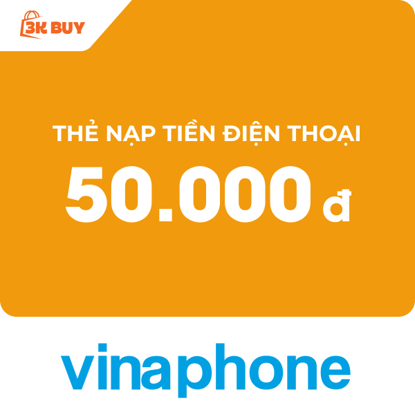 Thẻ cào điện thoại 50,000 VNĐ