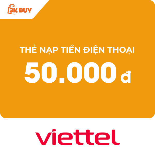 Thẻ cào điện thoại 50,000 VNĐ