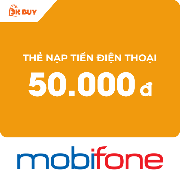 Thẻ cào điện thoại 50,000 VNĐ