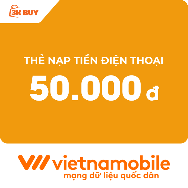 Thẻ cào điện thoại 50,000 VNĐ